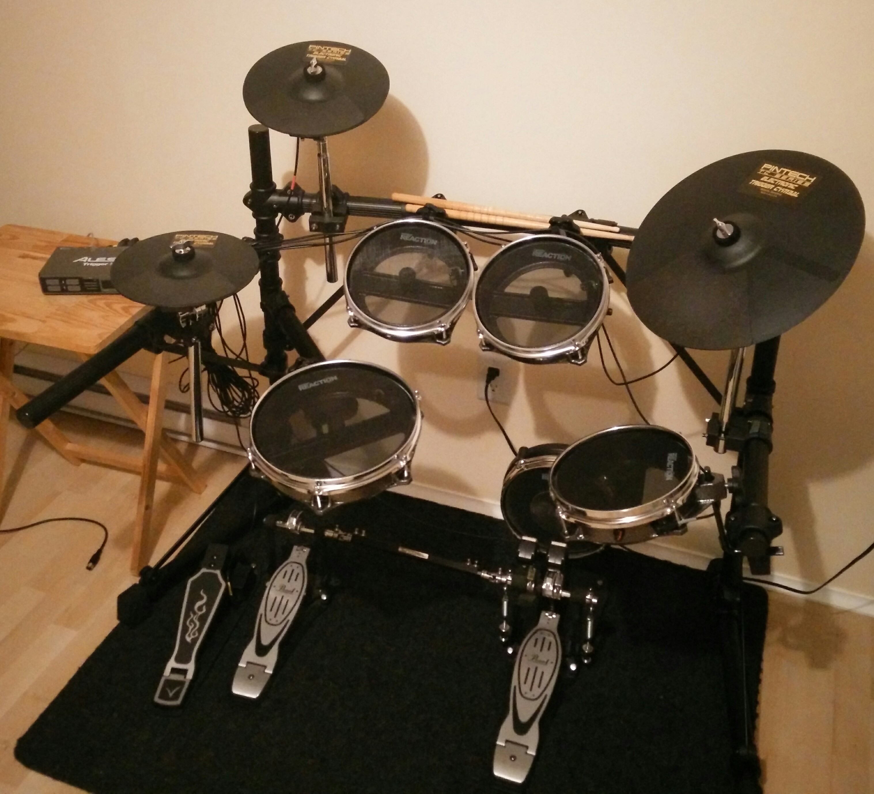 全国どこでも送料無料 Pintech Percussion XT Series Practice Cymbal No Trigger XT-14P 