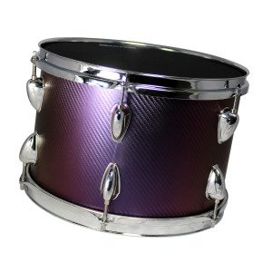 Chameleon Purple/Blue Carbon Fiber Drum